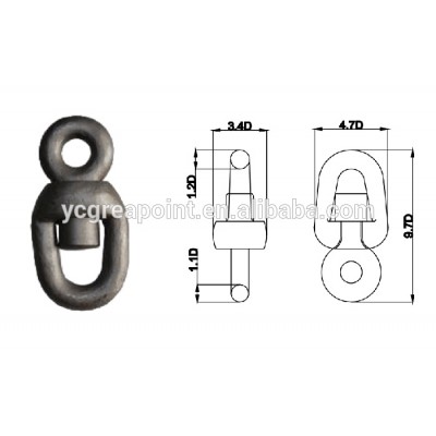 Marine Vessels Anchor Chain Snap Swivel Shackle